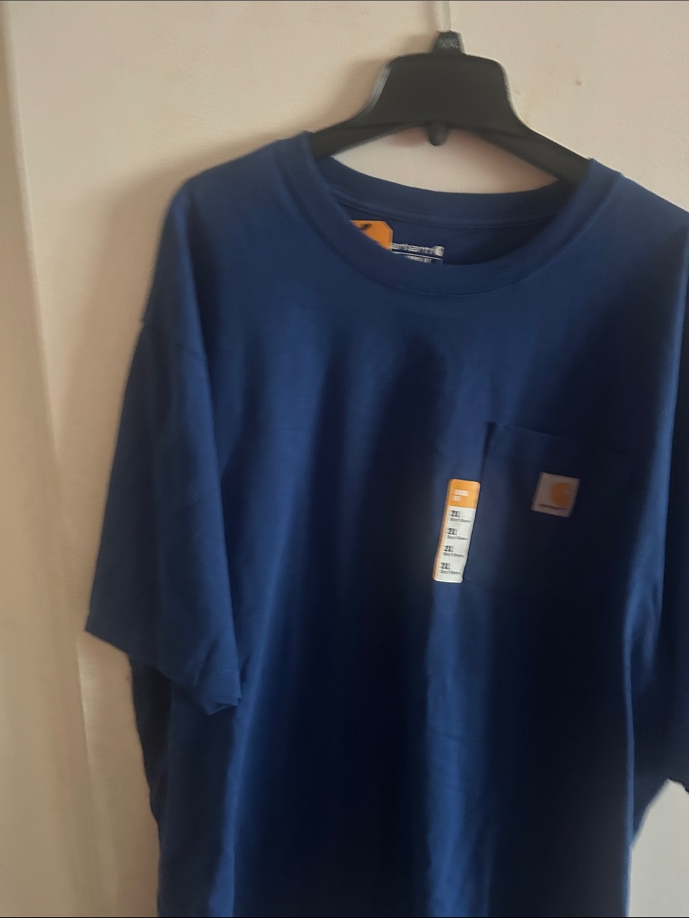 Carhartt Short Sleeve Pocket Tee in Navy